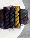 Destination Yarn fingering weight yarn Toxic Trio