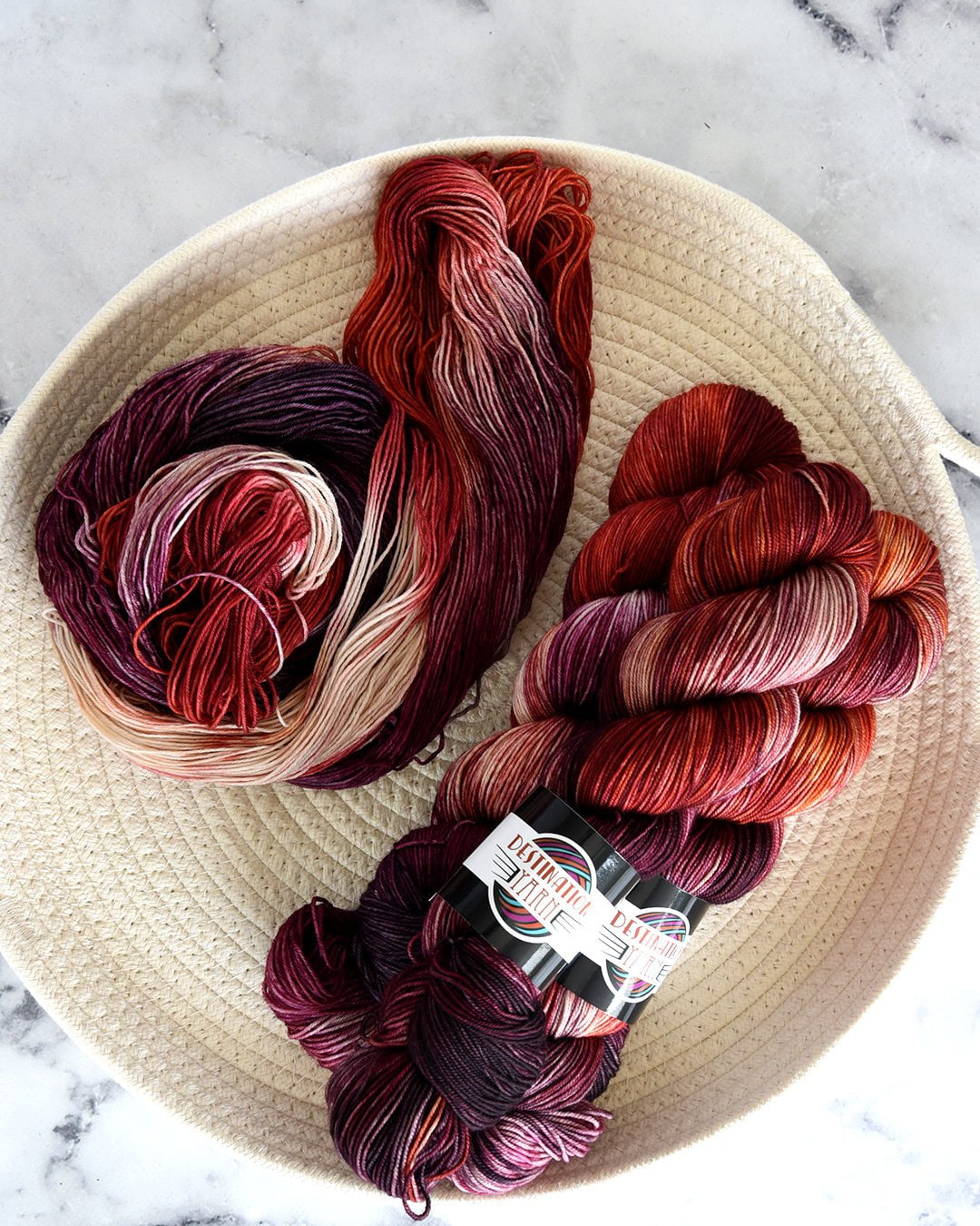 Destination Yarn fingering weight yarn Voyage Cave of Hands