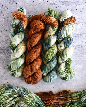 Destination Yarn fingering weight yarn Voyage Mount Kilimanjaro