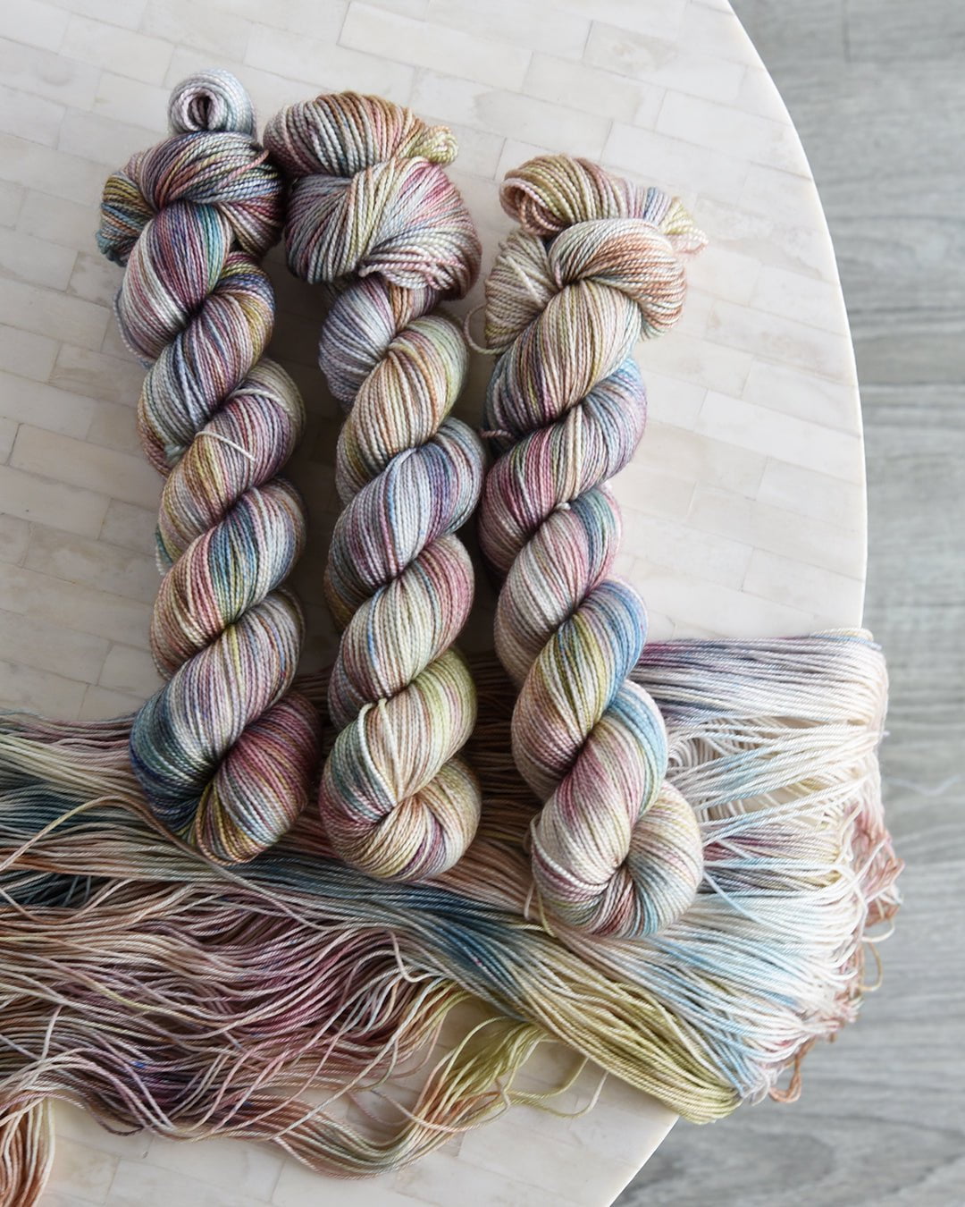 Destination Yarn fingering weight yarn Wide Open Spaces Trio