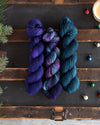 Destination Yarn fingering weight yarn Winter's Night