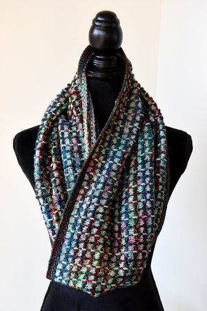 Destination Yarn Knitting Kit Mini Motivation Cowl - Two Skein Kit