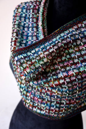 Destination Yarn Knitting Kit Mini Motivation Cowl - Two Skein Kit