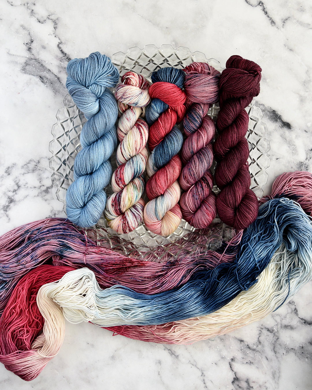 Destination Yarn Mini Skein Set Dolly Parton Mini Skein Set