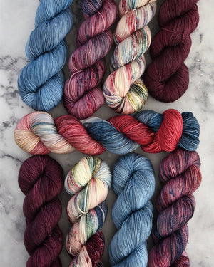 Destination Yarn Mini Skein Set Dolly Parton Mini Skein Set