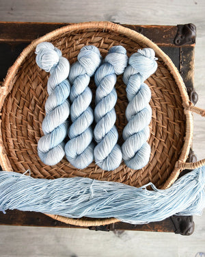 Destination Yarn Mini Skein Set Great Lakes Classic Blues - MINI SKEIN SET