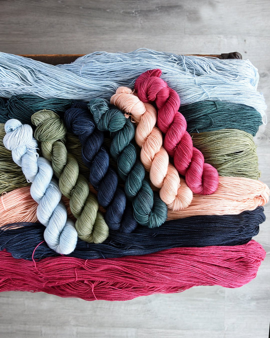 Destination Yarn Mini Skein Set Great Lakes Tonal Colorways - MINI SKEIN SET