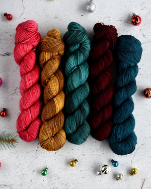 Destination Yarn Mini Skein Set Holiday 2023 Collection - Tonal Colorways - MINI SKEIN SET