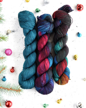 Destination Yarn Mini Skein Set Holiday Eras Collection - Mod and Maximalist - MINI SKEIN SET