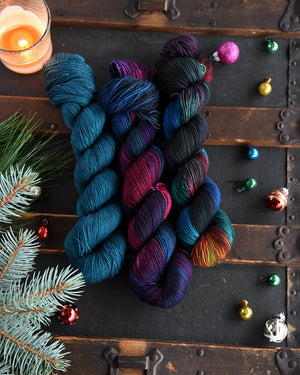 Destination Yarn Mini Skein Set Holiday Eras Collection - Mod and Maximalist - MINI SKEIN SET