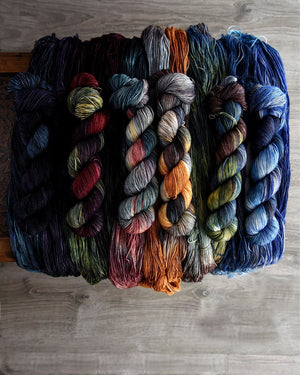Destination Yarn Mini Skein Set Literary Collection - Poets - MINI SKEIN SET