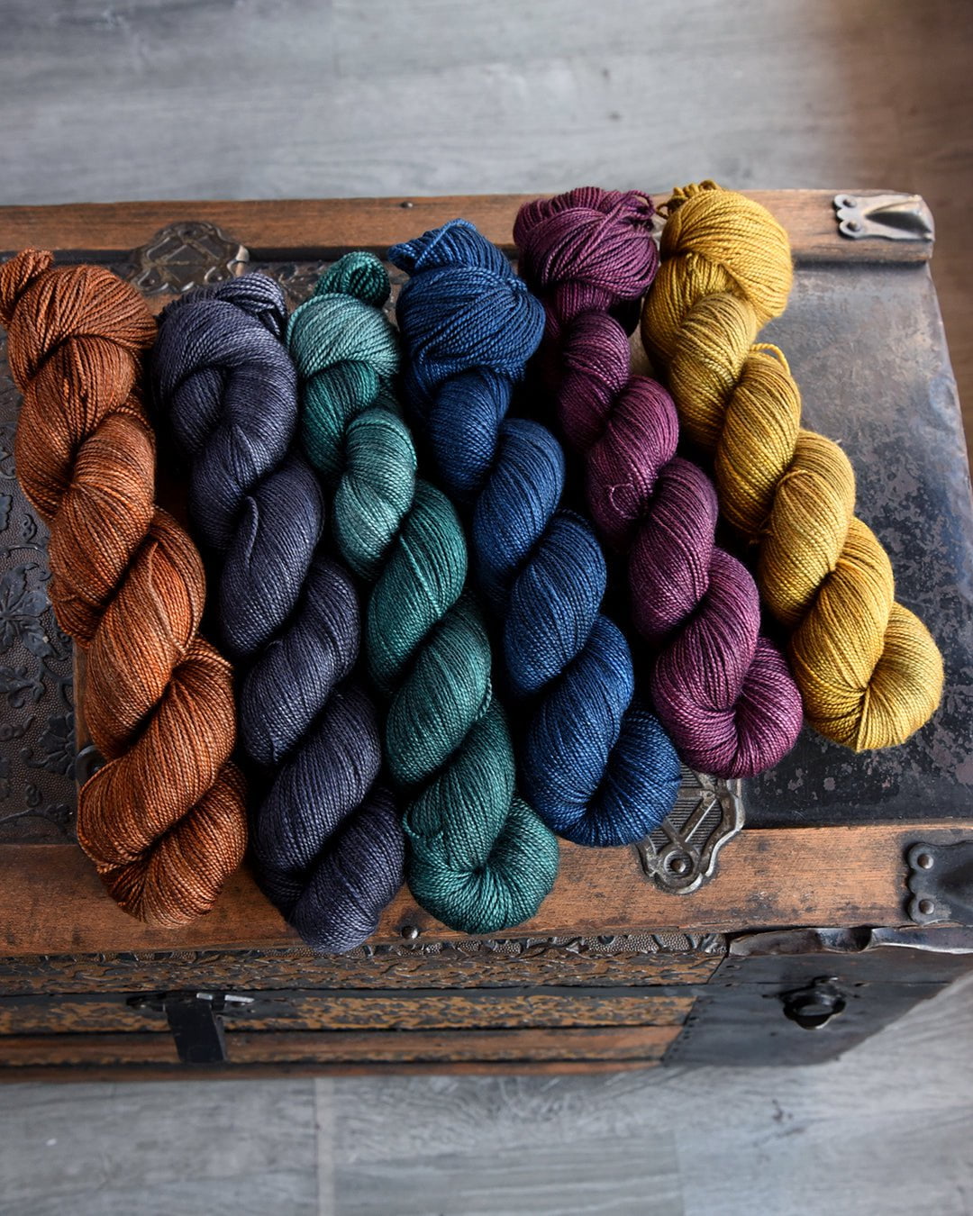 Destination Yarn Mini Skein Set Literary Collection Tonal Colorways - MINI SKEIN SET