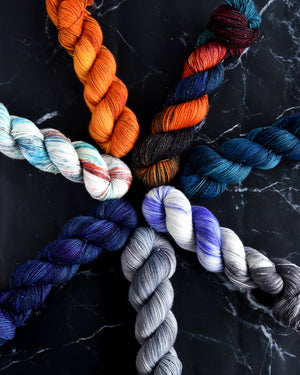 Destination Yarn Mini Skein Set Total Eclipse Collection - MINI SKEIN SET