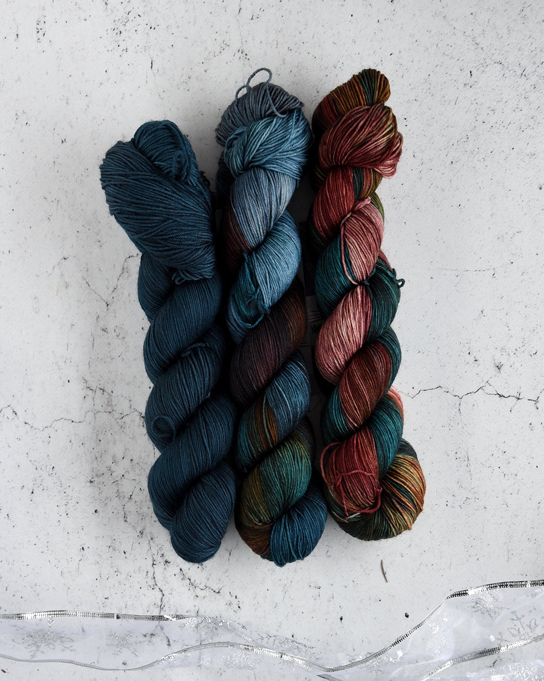 Destination Yarn OOAK 141 -  Postcard 3 Skein Kit