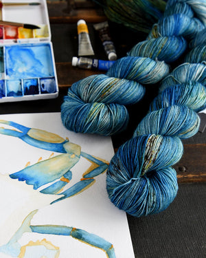 Destination Yarn Preorder Blue Crab - Dyed to Order
