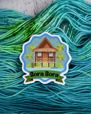 Destination Yarn Sticker Bora Bora - Sticker