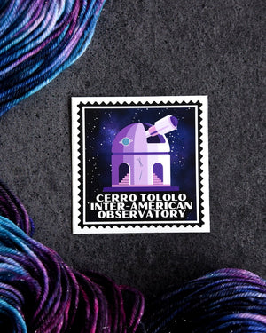 Destination Yarn Sticker Cerro Tololo Inter-American Observatory - Sticker