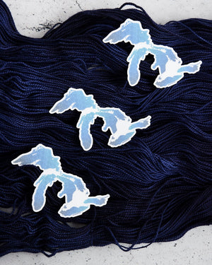 Destination Yarn Sticker Great Lakes Knitting - Sticker