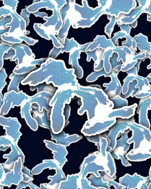 Destination Yarn Sticker Great Lakes Knitting - Sticker