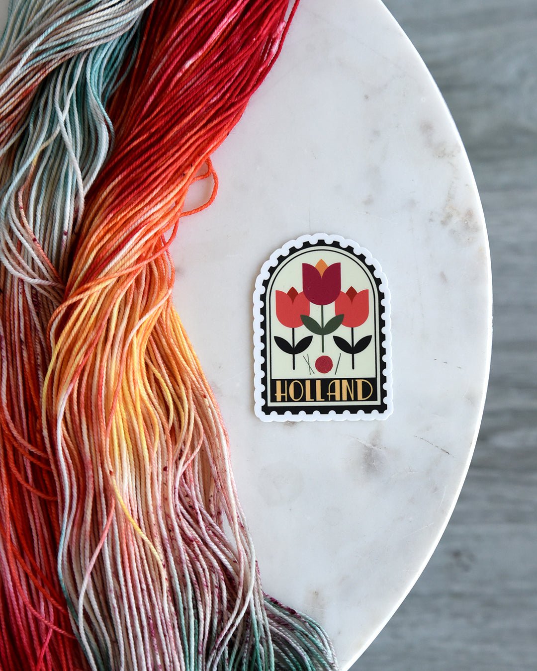 Destination Yarn Sticker Holland Tulips - Sticker