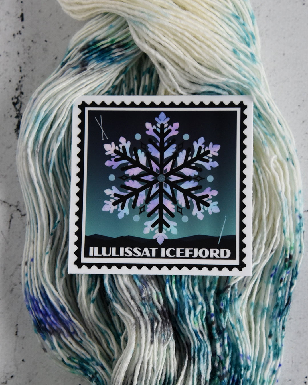 Destination Yarn Sticker Ilulissat Icefjord - Sticker