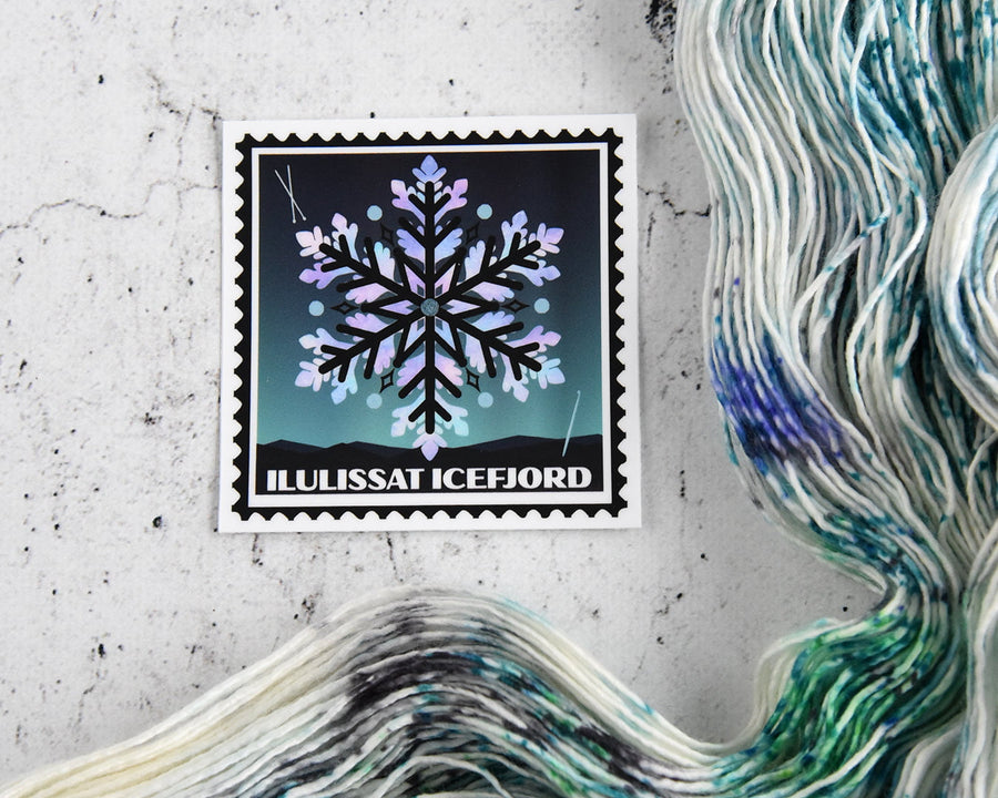 Destination Yarn Sticker Ilulissat Icefjord - Sticker