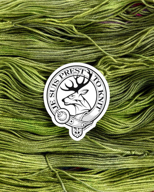 Destination Yarn Sticker Je Suis Prest to Knit - Sticker