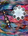Destination Yarn Sticker Lunar Phases Yarnball - Sticker