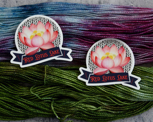 Destination Yarn Sticker Red Lotus Lake - Sticker