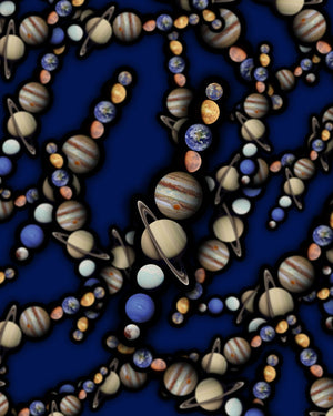 Destination Yarn Sticker Solar System - Sticker