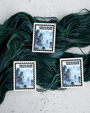 Destination Yarn Sticker Zhangjiajie Mountains Sticker