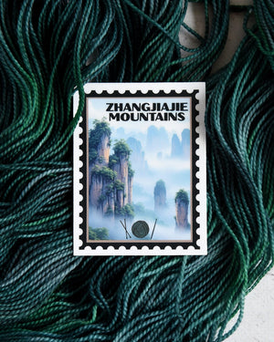 Destination Yarn Sticker Zhangjiajie Mountains Sticker