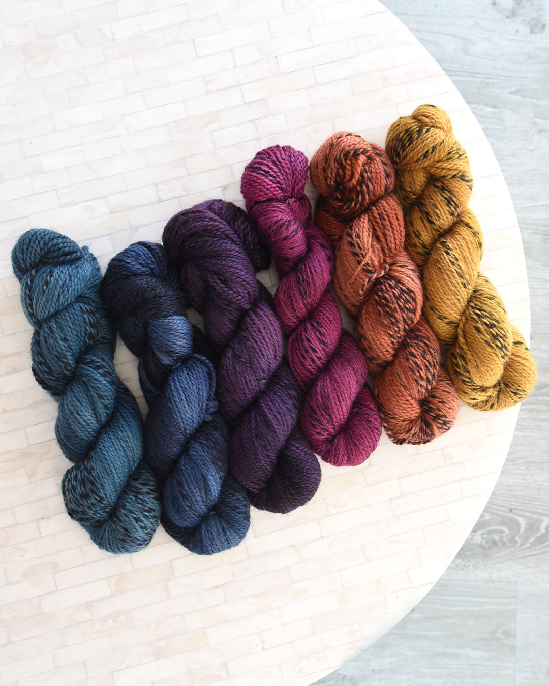 Destination Yarn Worsted Weight Yarn Rainbow Twist Set