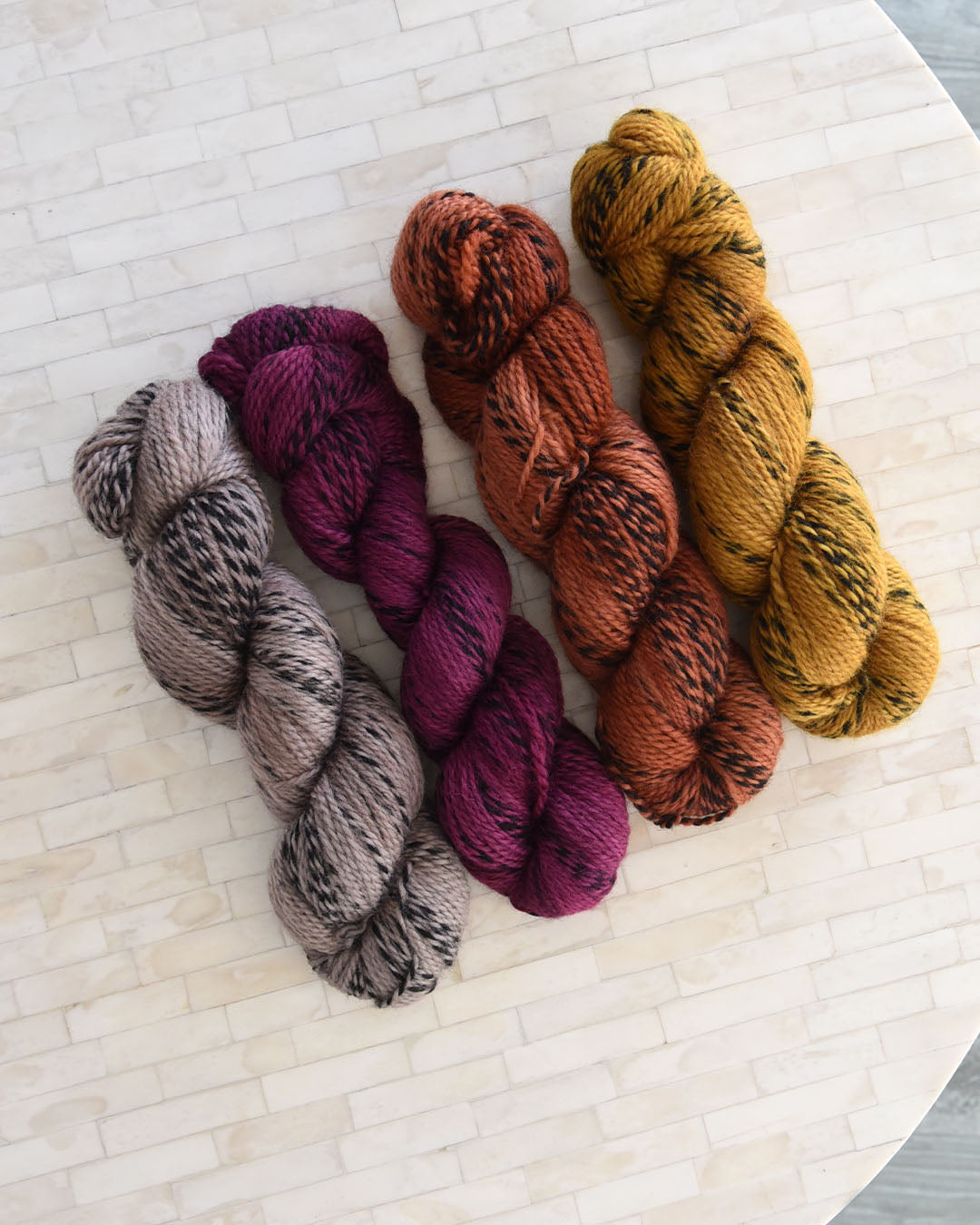 Destination Yarn Worsted Weight Yarn Warm Colors Twist Set