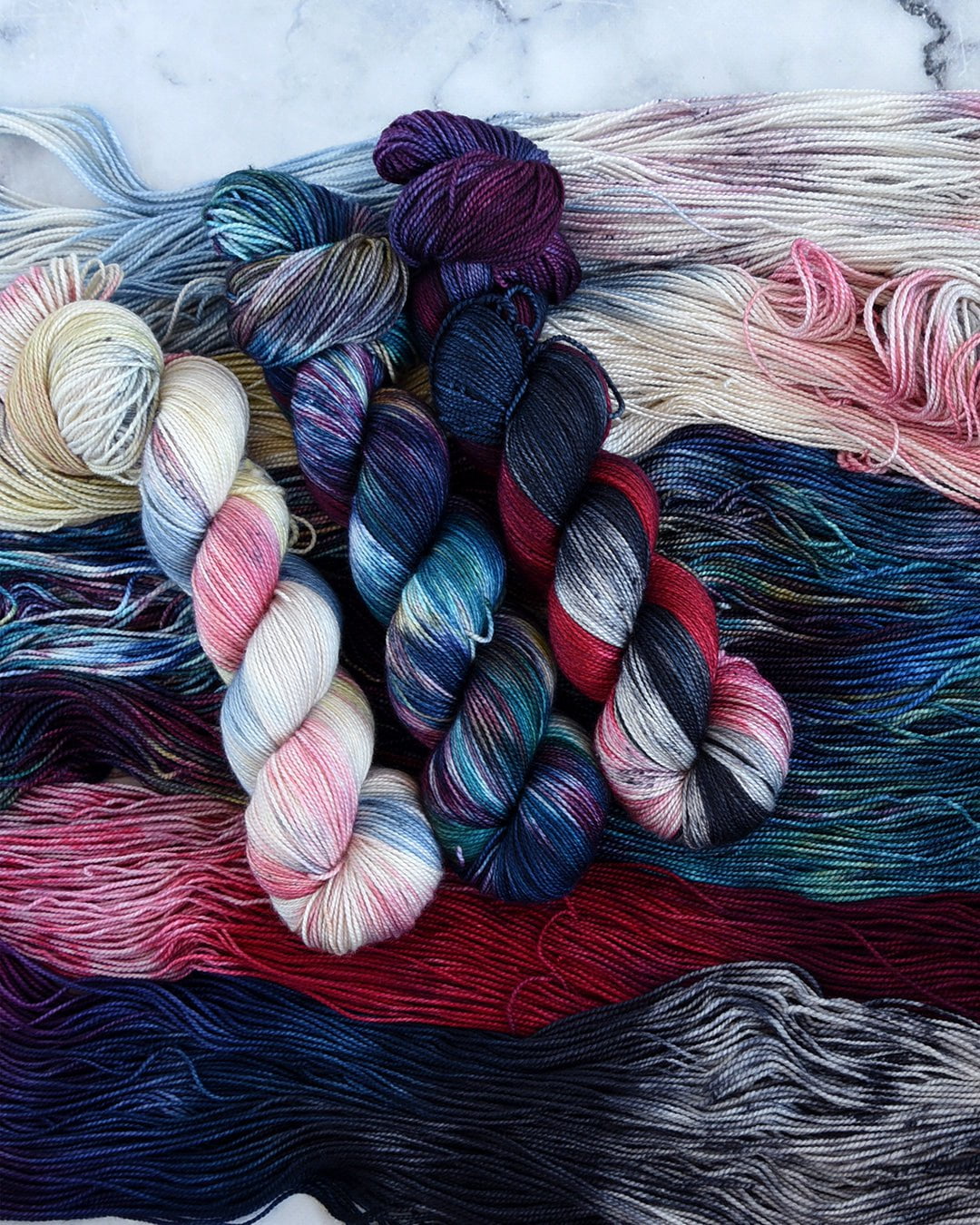 Destination Yarn Yarn Sets Paris 2024 Variegated Colorways Trio