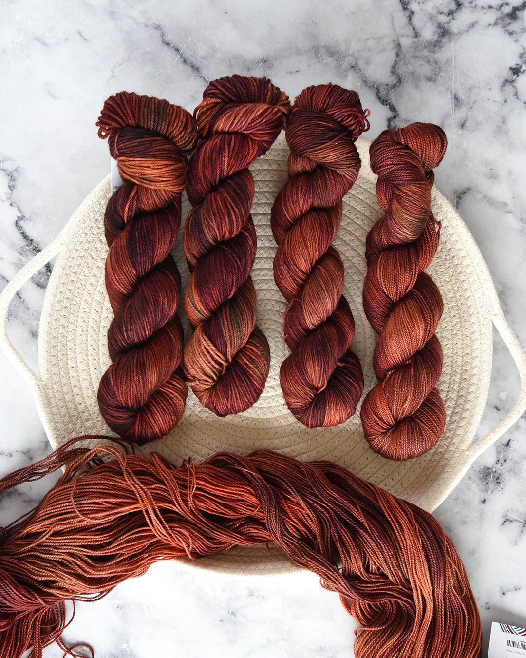 Antelope Canyon hand dyed yarn - Destination Yarn