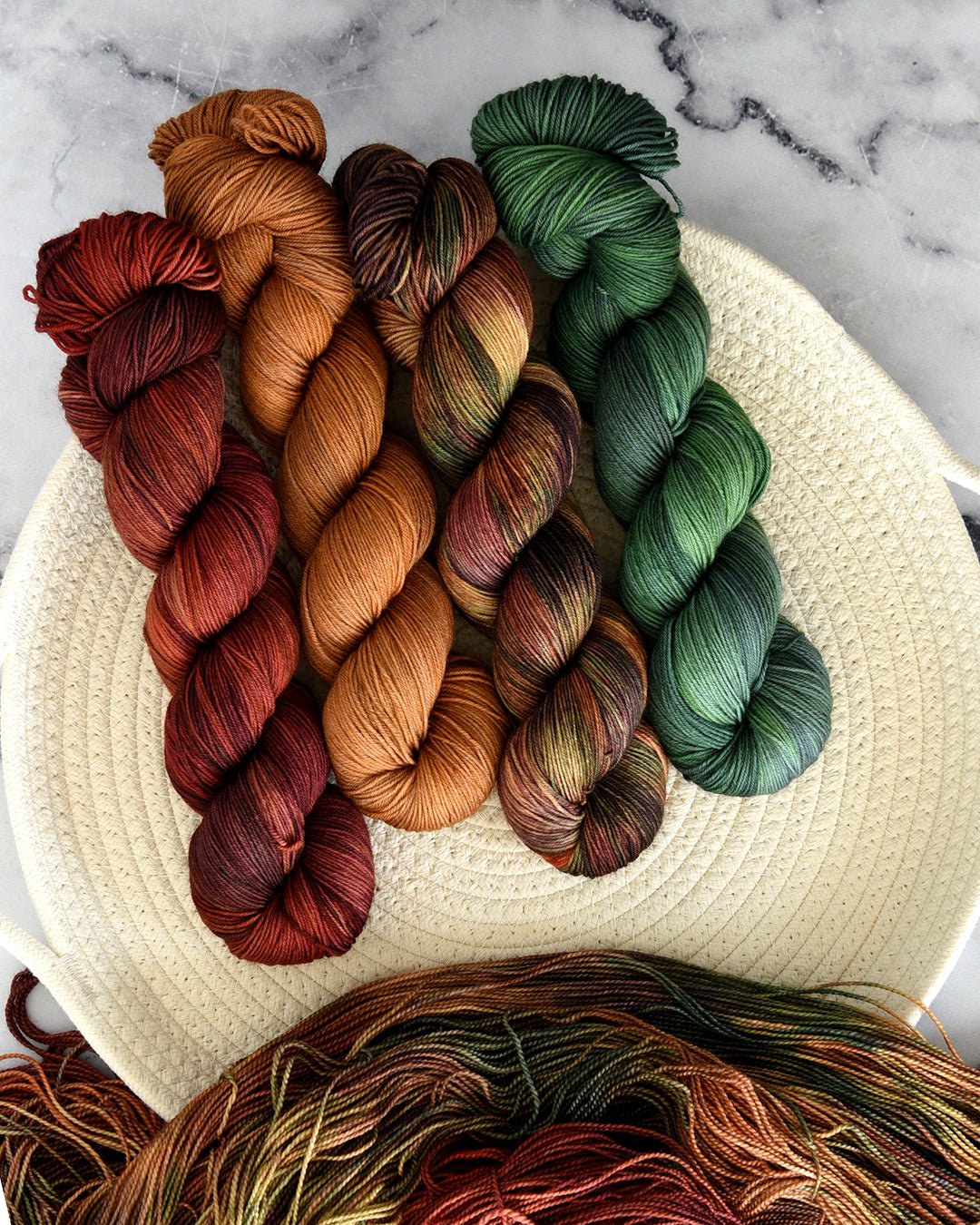 Antelope Canyon hand dyed yarn - Destination Yarn