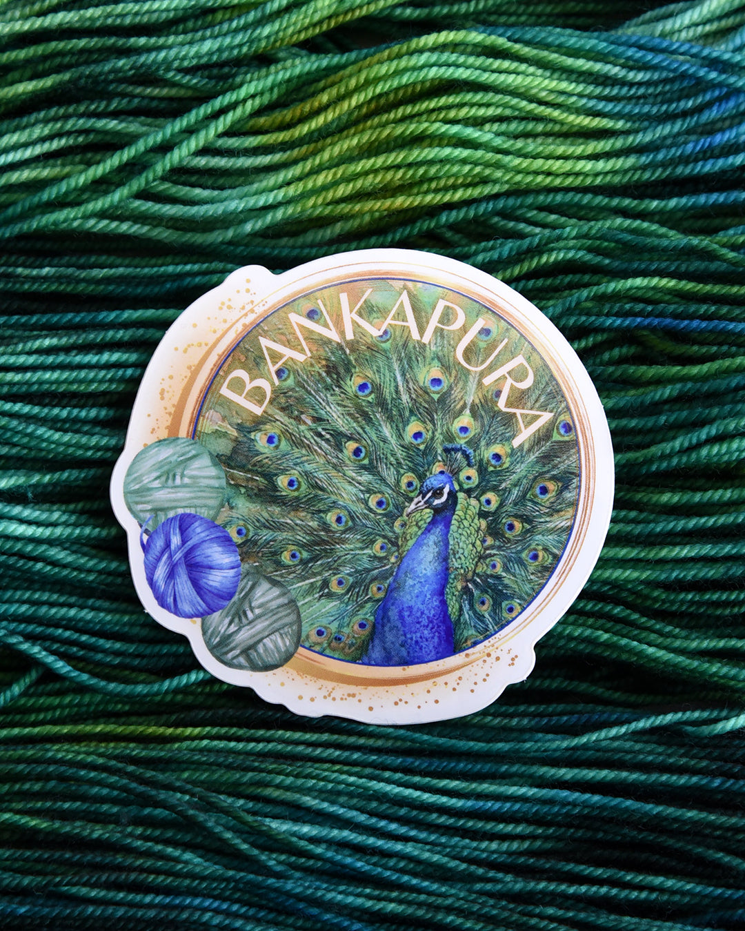 Destination Yarn Yarn Trinket Bankapura Peacock Sanctuary
