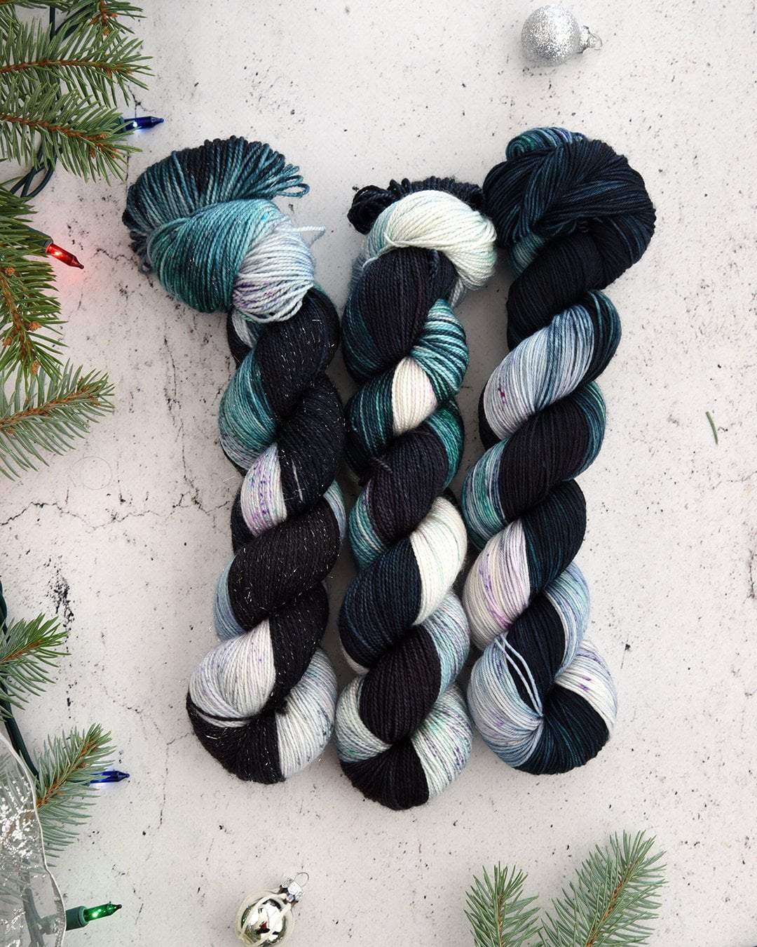 Destination Yarn fingering weight yarn North Pole