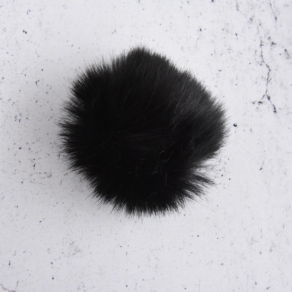 Faux Fur Pom - Neutral Colors
