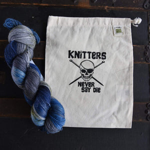 Destination Yarn Accessory Knitters Never Say Die Project Bag