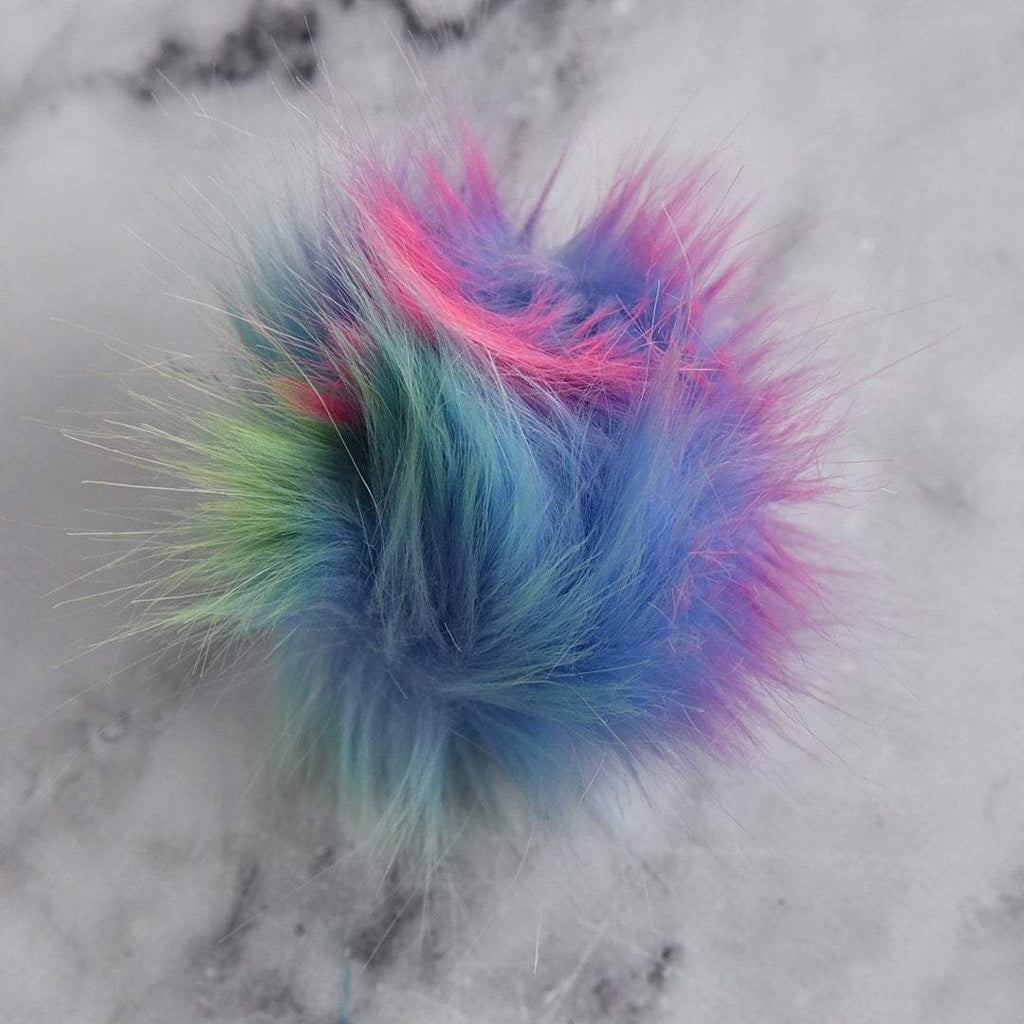 Faux Fur Pom - Bright Colors - Destination Yarn