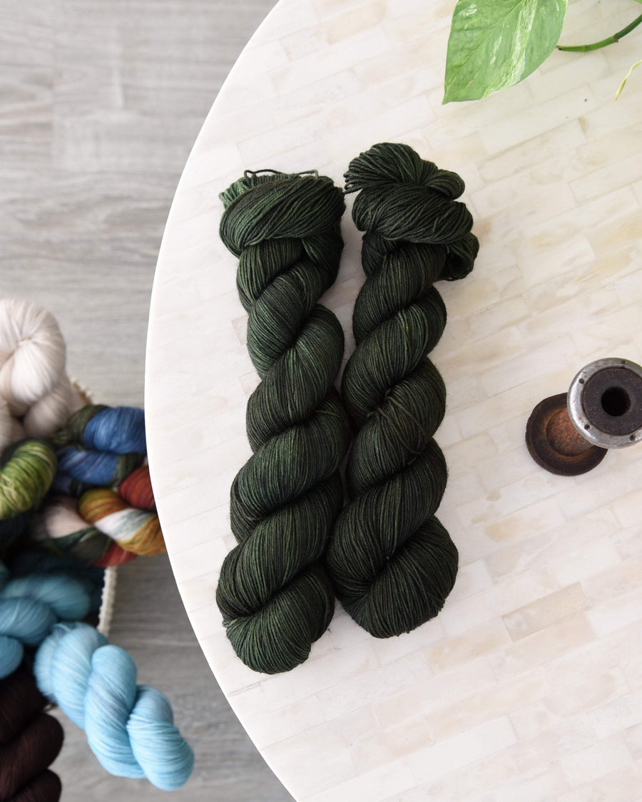 Destination Yarn fingering weight yarn Olive - All Weights