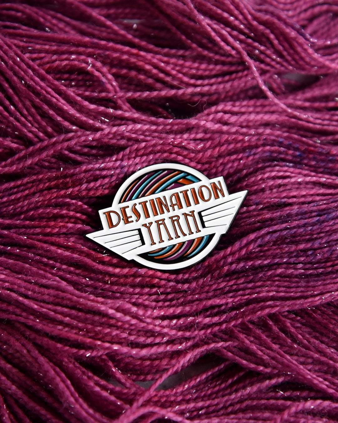 Destination Yarn Destination Yarn - Large Enamel Pin