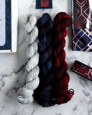 Destination Yarn DK Weight Yarn Souvenir DK Dark Plot Twist