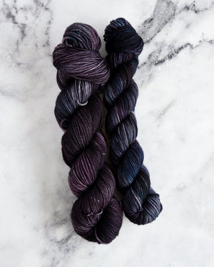 Destination Yarn DK Weight Yarn Souvenir DK Dark Plot Twist