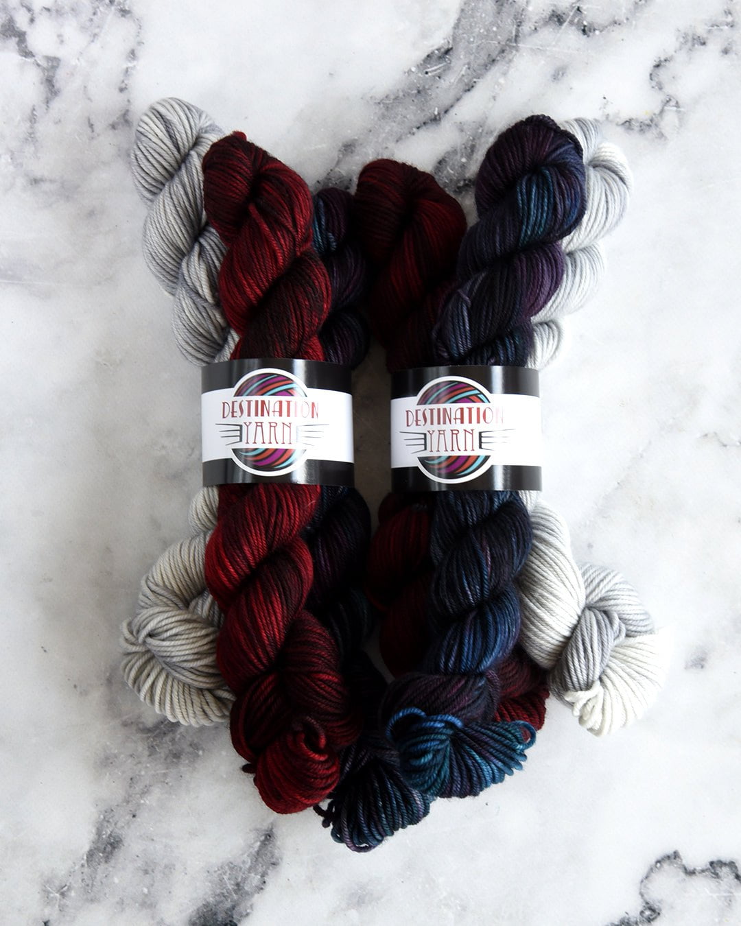 Destination Yarn DK Weight Yarn Souvenir DK Dark Plot Twist