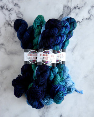Destination Yarn DK Weight Yarn Souvenir DK Robotic Blue