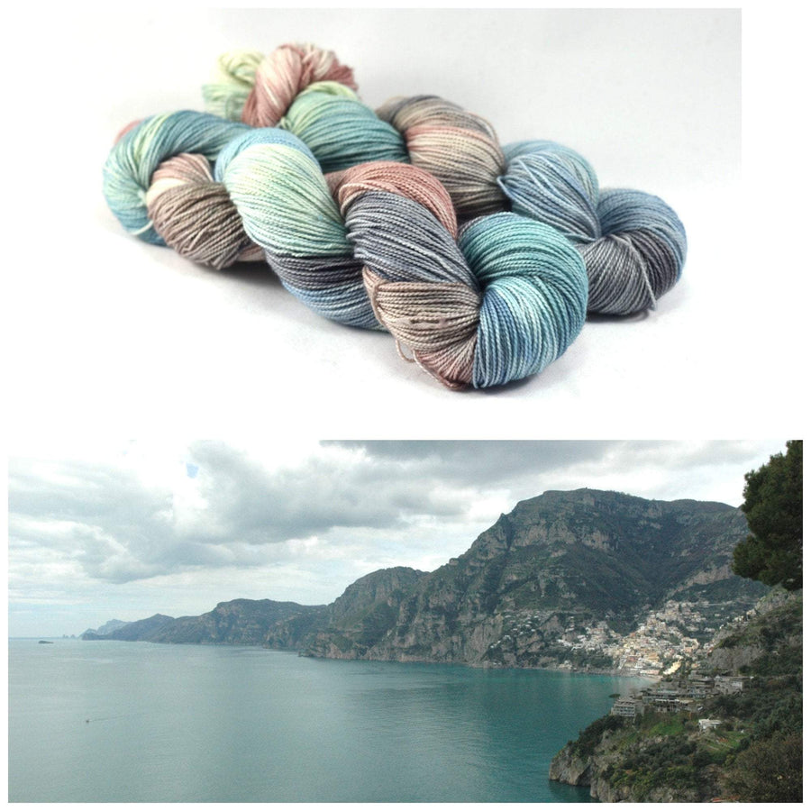 Destination Yarn fingering weight yarn Amalfi Coast - dyed to order