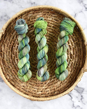 Destination Yarn fingering weight yarn Arashiyama Bamboo Grove